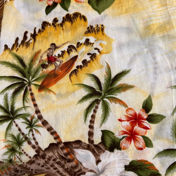 Hawaiian Girls dress 5/6 surfing hibiscus Tropical Dress. Designed in Hawaii - Picture 9 of 9